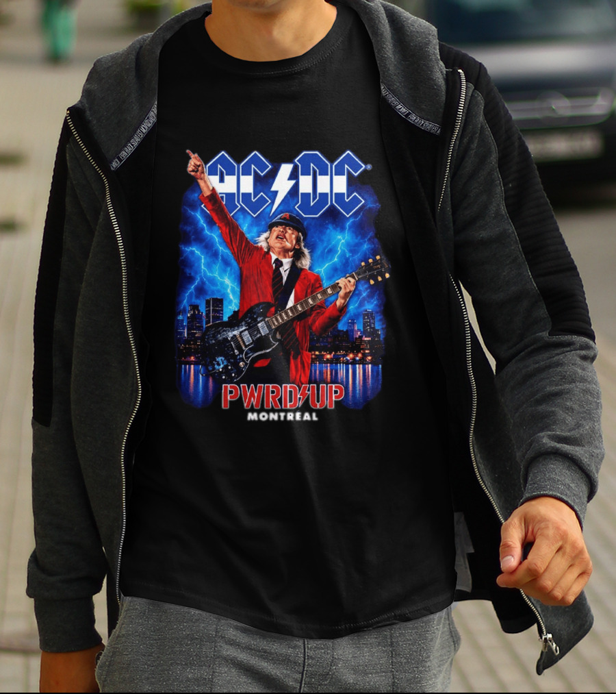 ACDC PWR UP Montreal 2026 Event Live At Parc Jean Drapeau September 12 T-Shirt