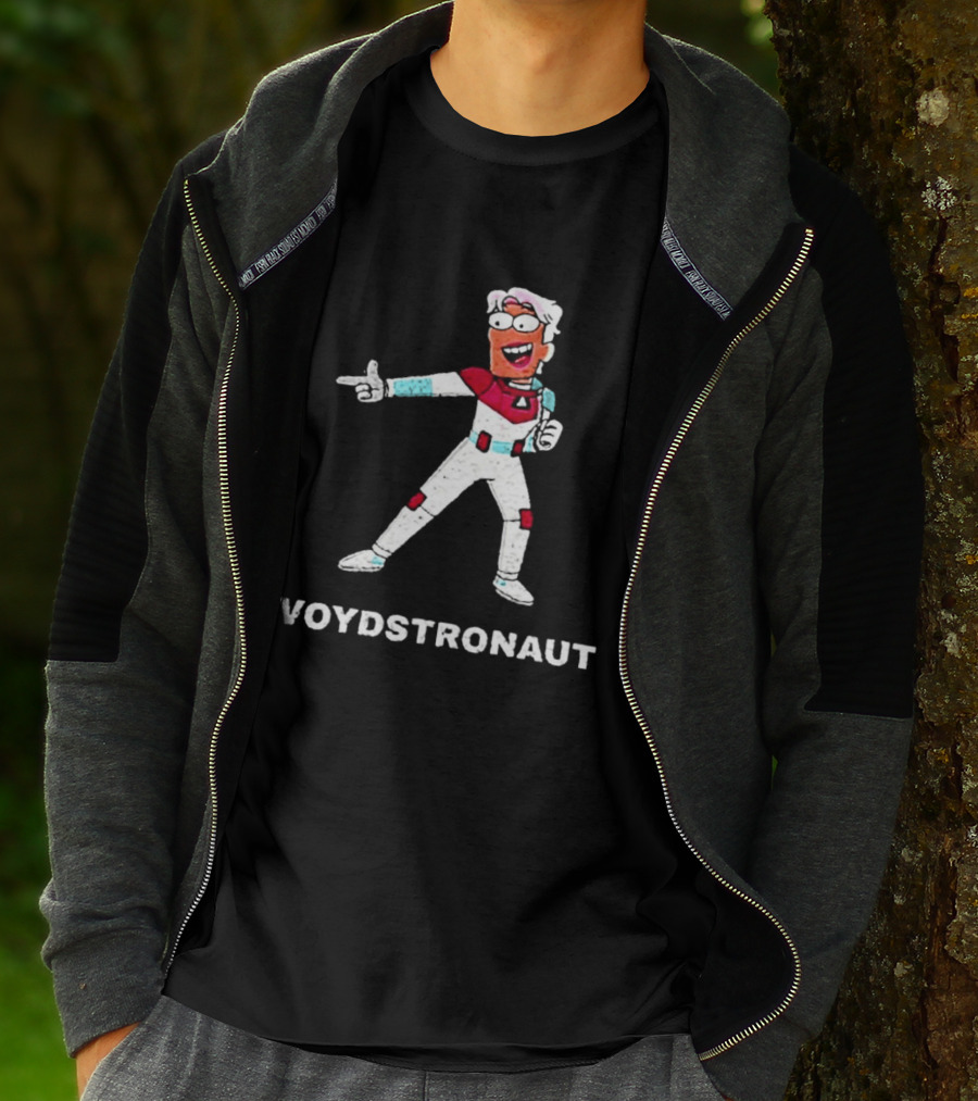 Voydstronaut Cartoon Character Space Adventure T-Shirt