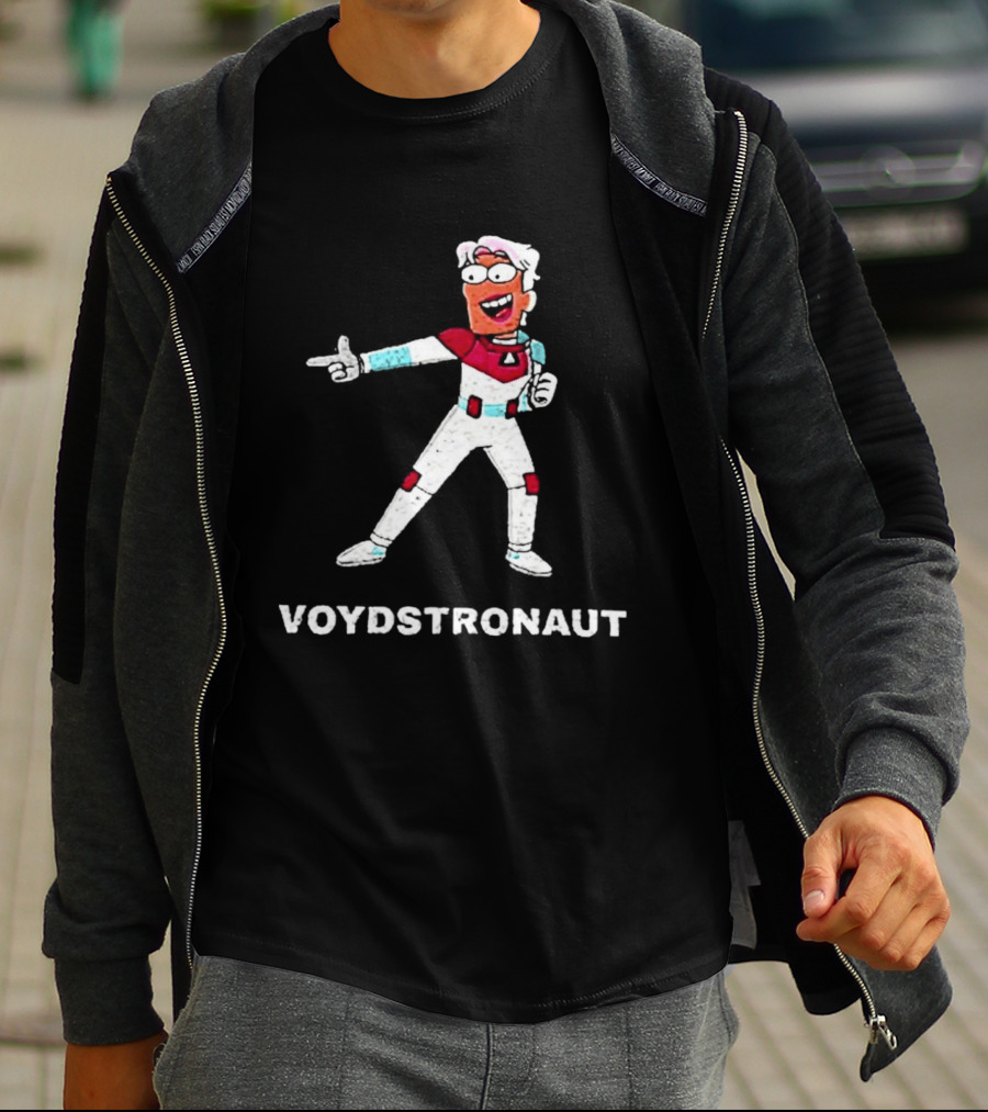 Voydstronaut Cartoon Character Space Adventure T-Shirt