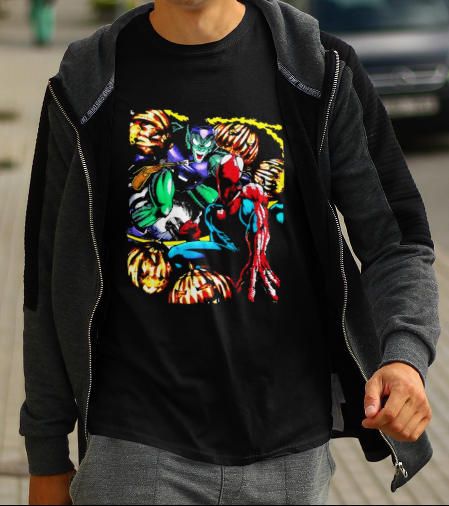 Green Goblin Pumpkin Bombs Marvel Comics T-Shirt