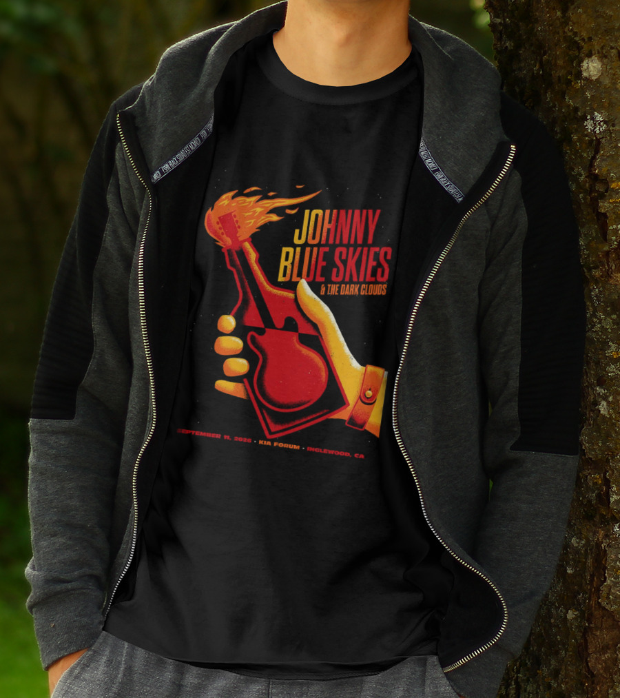 Johnny Blue Skies Inglewood CA 2026 The Dark Shadows Live At Kia Forum September 11 T-Shirt