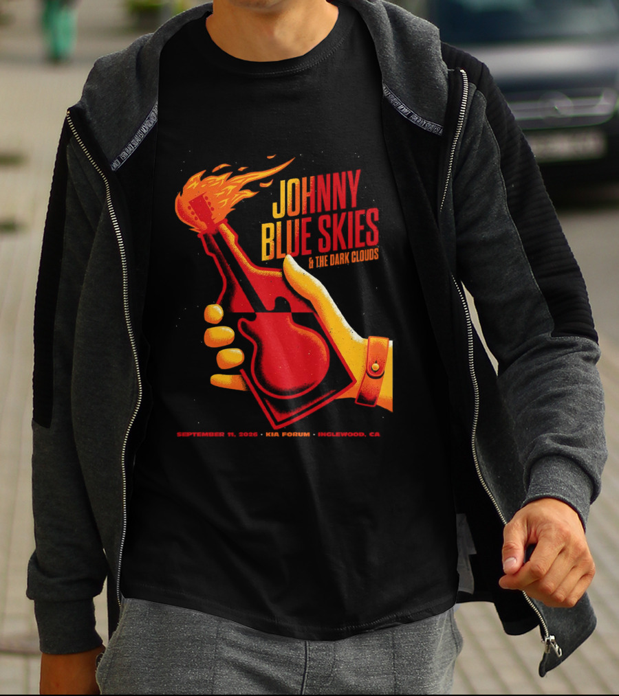 Johnny Blue Skies Inglewood CA 2026 The Dark Shadows Live At Kia Forum September 11 T-Shirt