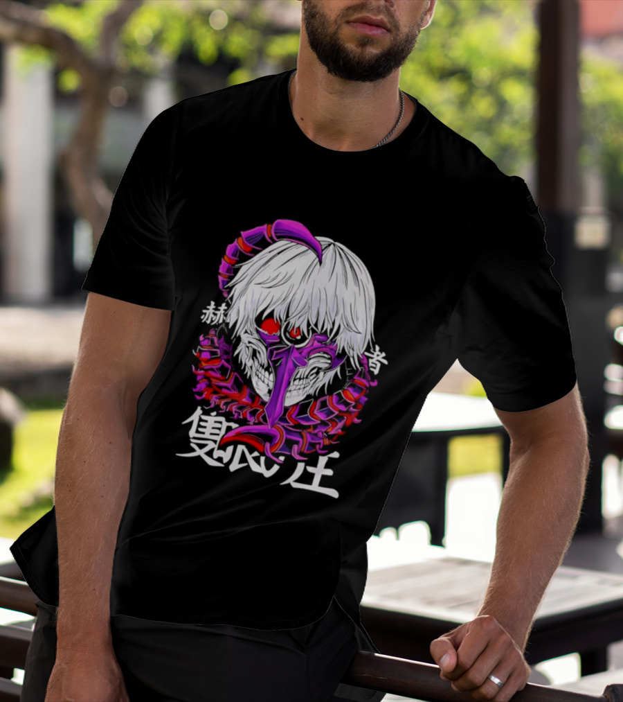 Tokyo Kaneki Kakuja Mask Heroic Stance T-Shirt