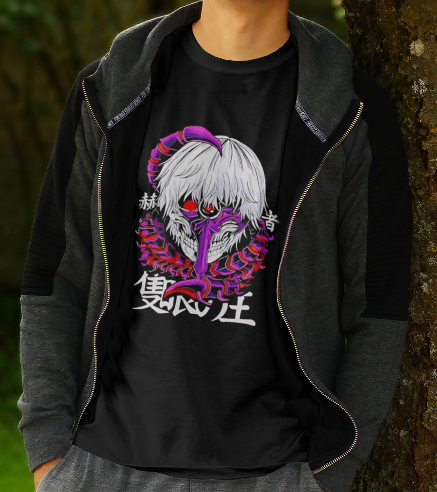 Tokyo Kaneki Kakuja Mask Heroic Stance T-Shirt