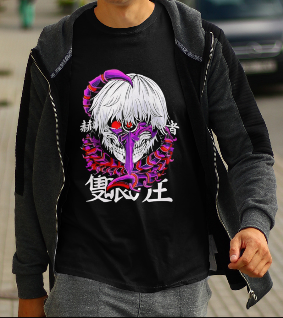 Tokyo Kaneki Kakuja Mask Heroic Stance T-Shirt