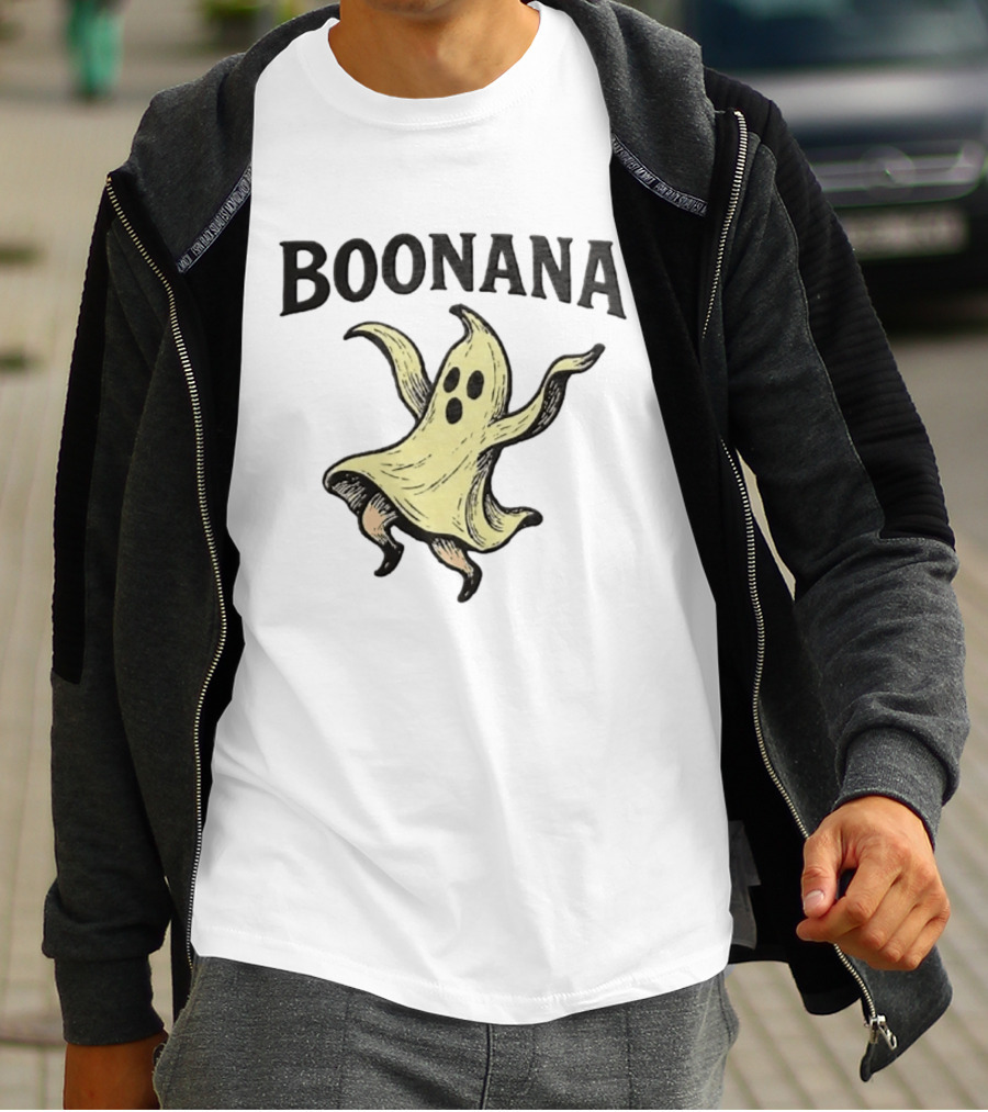 Boonana Ghost Dancing Banana Halloween Costume T-Shirt
