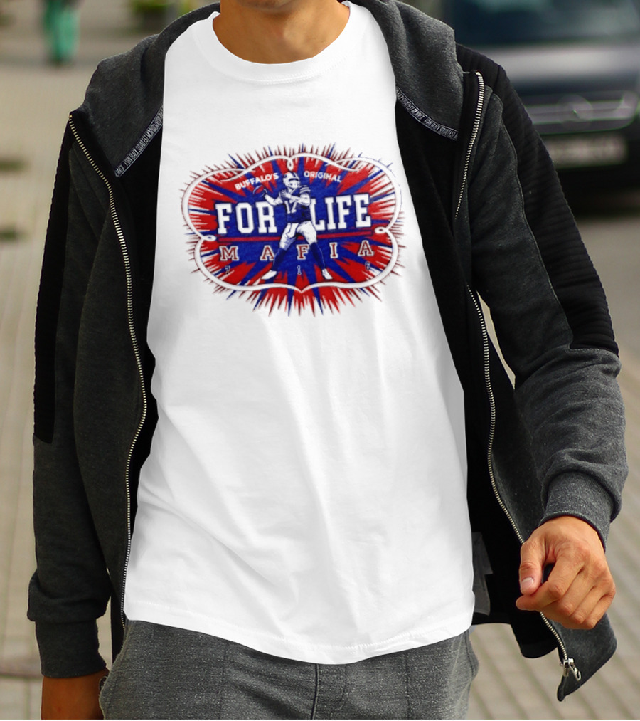 Buffalo Mafia For Life 17 Josh Allen T-Shirt