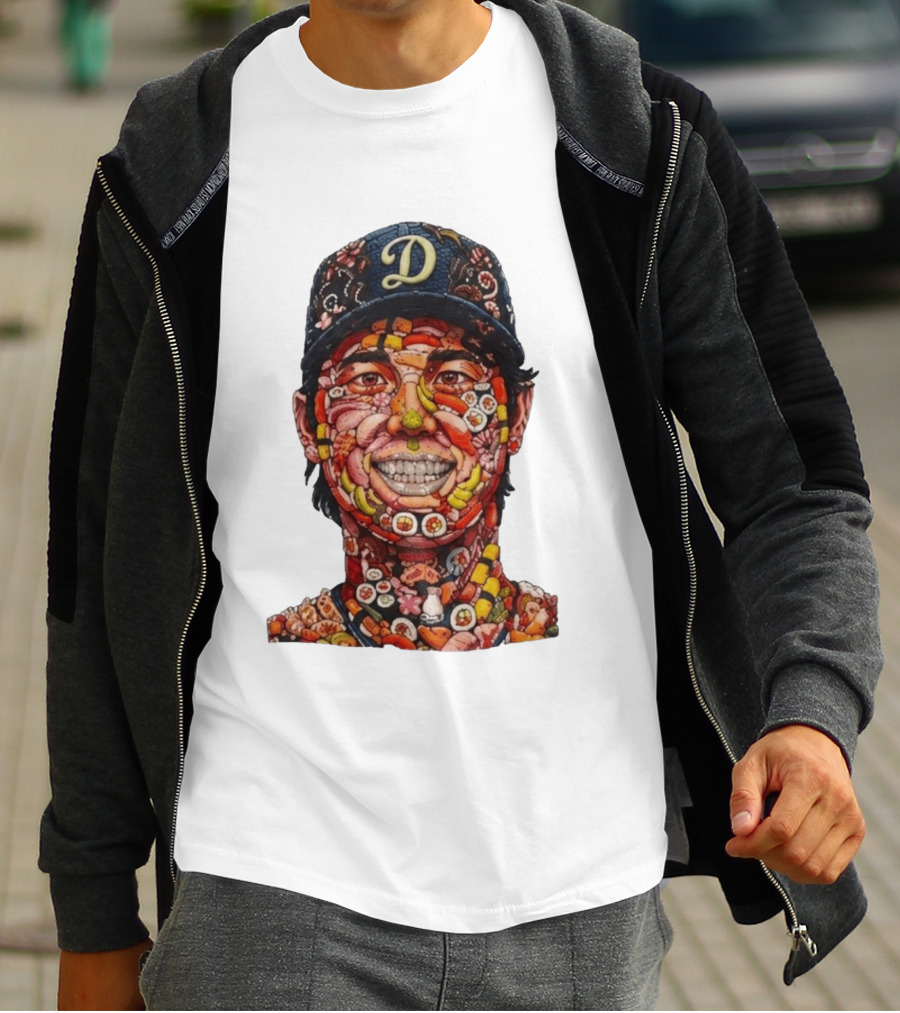 Dodgers Shohei Ohtani ZooCorp Foods Snacks T-Shirt