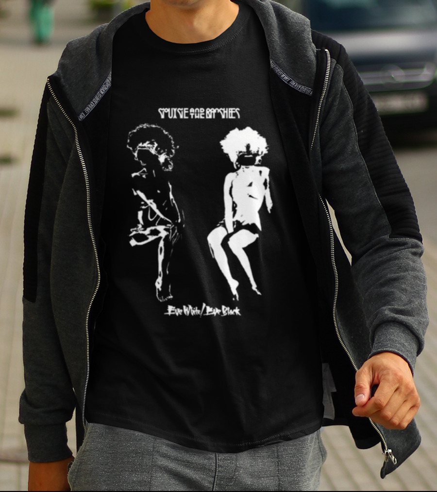 Siouxsie And The Banshees Eve White Eve Black T-Shirt