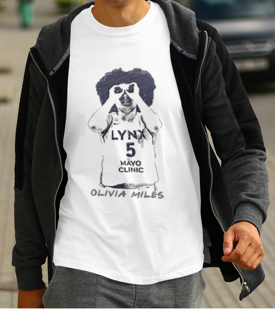 Olivia Miles Minnesota Lynx Basketball Making Goggles Gesture T-Shirt