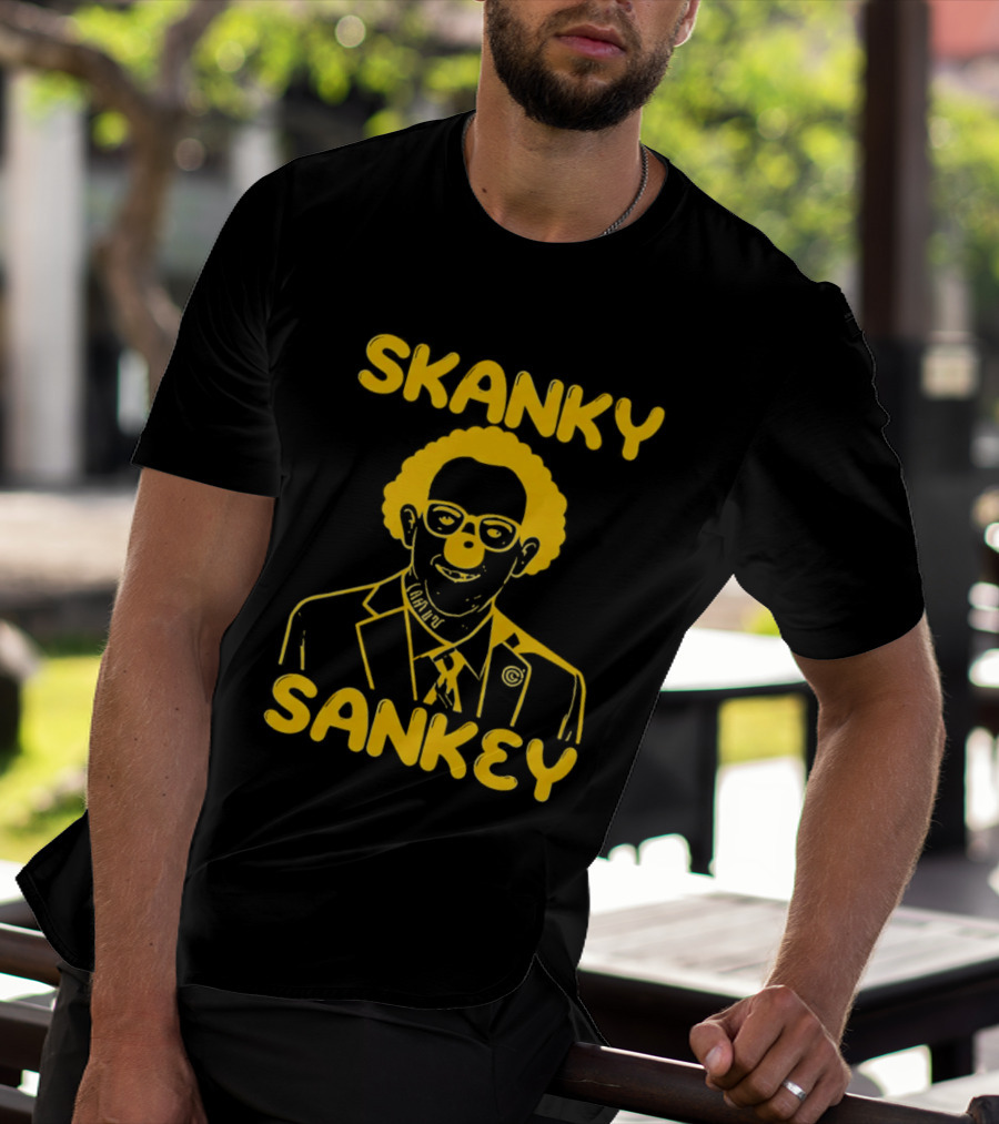 Skanky Sankey LSU Basketball Fan Joke T-Shirt
