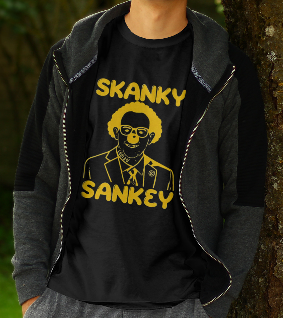 Skanky Sankey LSU Basketball Fan Joke T-Shirt