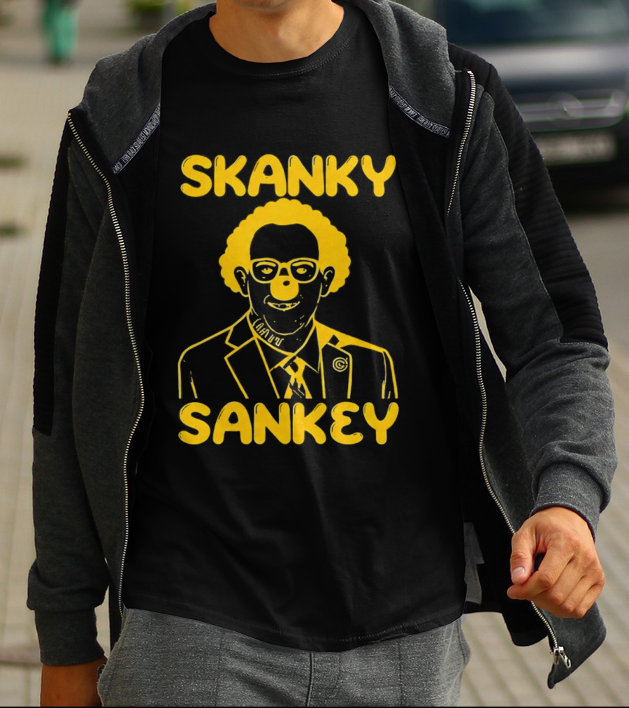 Skanky Sankey LSU Basketball Fan Joke T-Shirt