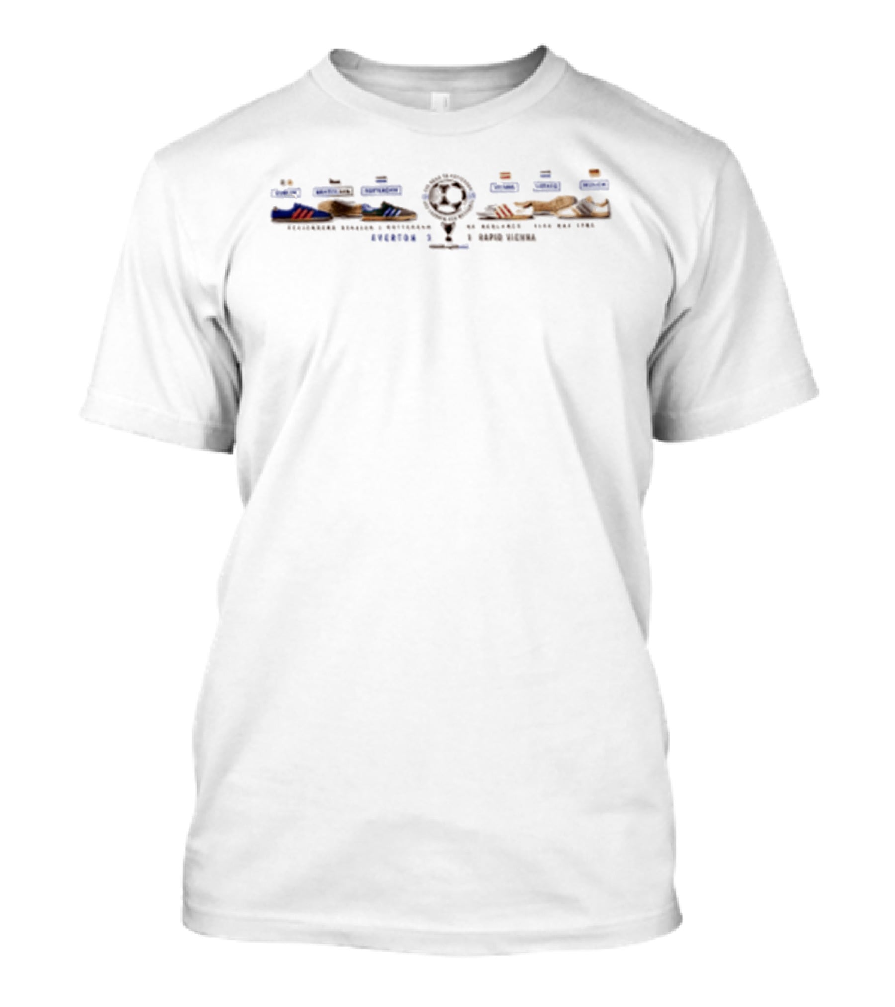 The Road To Rotterdam Everton 3 1 Rapid Vienna Trevor Steven Graham Sharp Andy Gray 1985 Cup Winners' Cup Final Victory T-Shirt