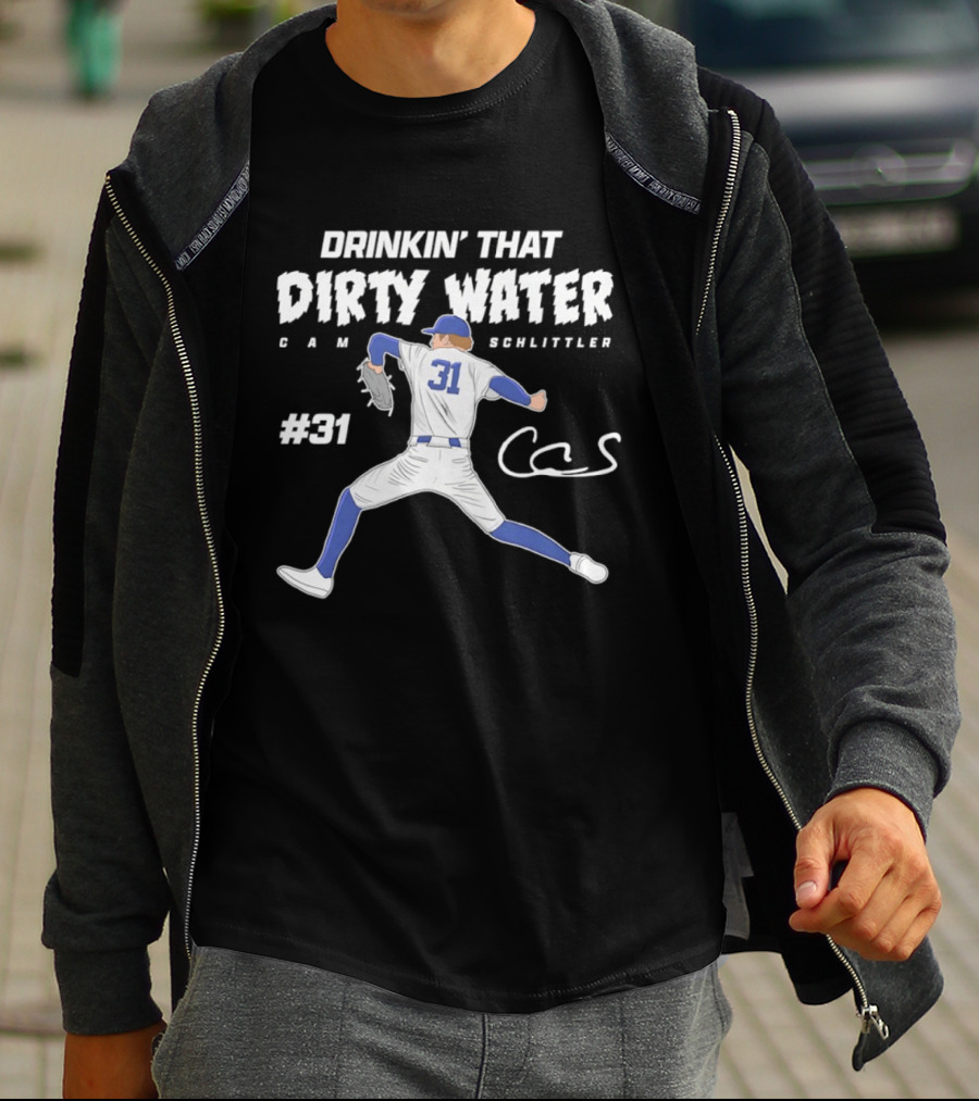 Drinkin' That Dirty Water Cam Schlittler #31 T-Shirt