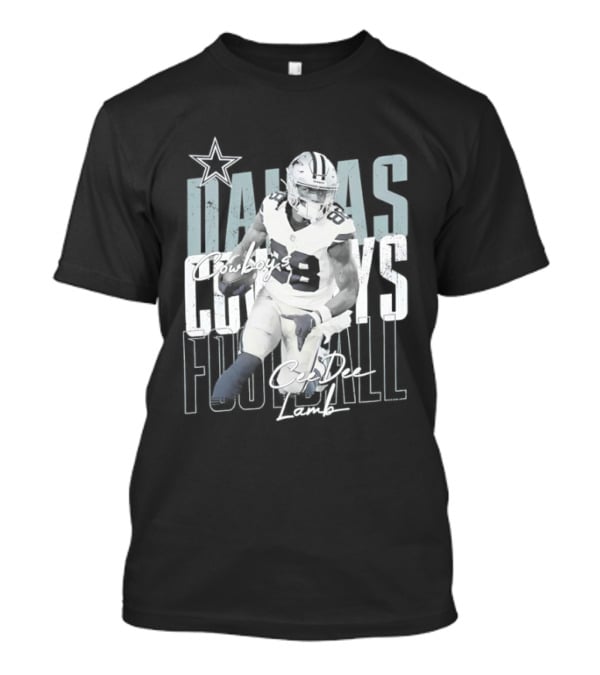 Dallas Cowboys Football CeeDee Lamb Legendary Player Card T-Shirt