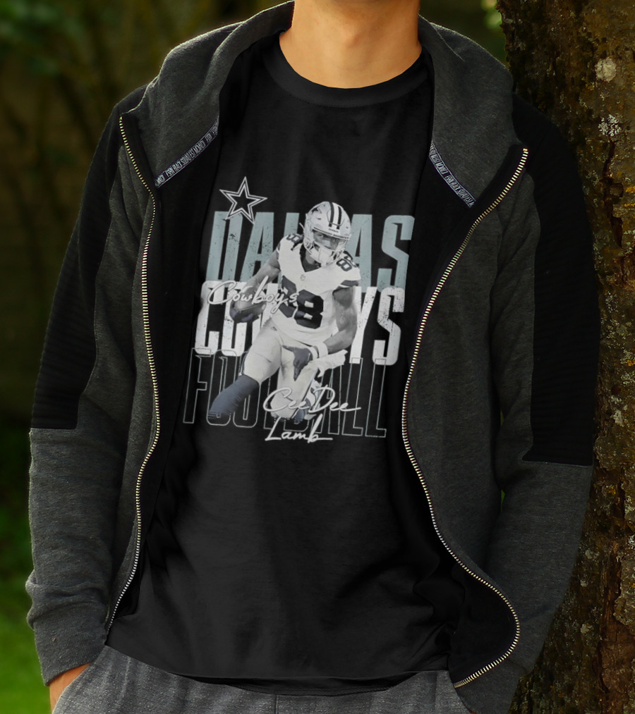 Dallas Cowboys Football CeeDee Lamb Legendary Player Card T-Shirt