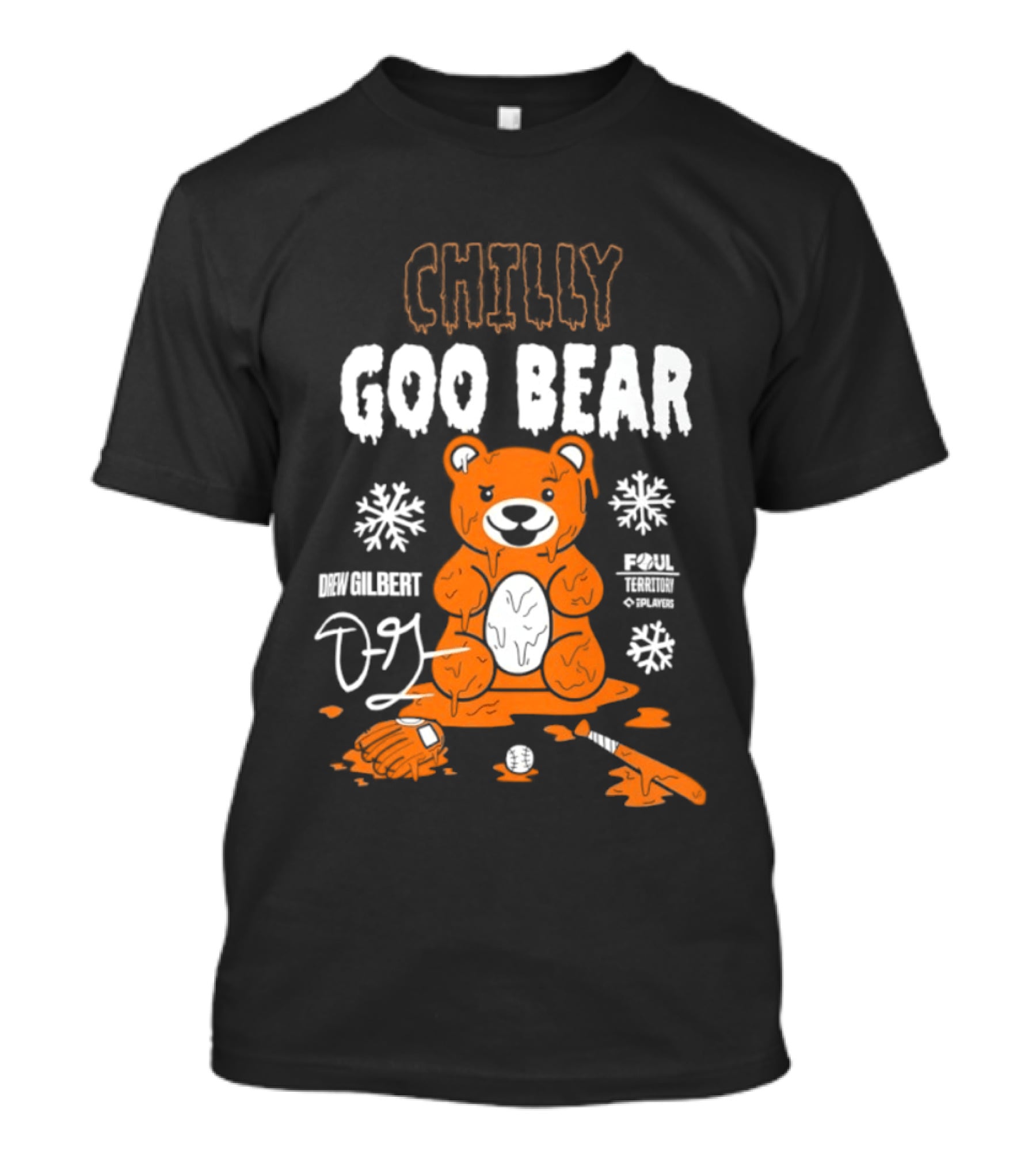 Drew Gilbert Goo Bear Chilly San Francisco Giants T-Shirt