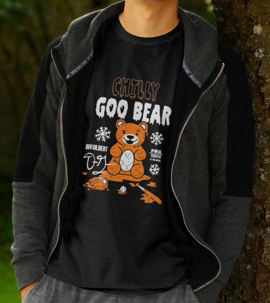 Drew Gilbert Goo Bear Chilly San Francisco Giants T-Shirt