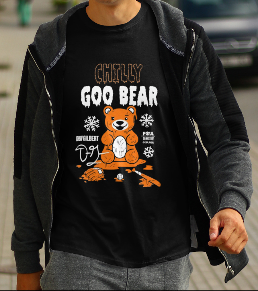 Drew Gilbert Goo Bear Chilly San Francisco Giants T-Shirt