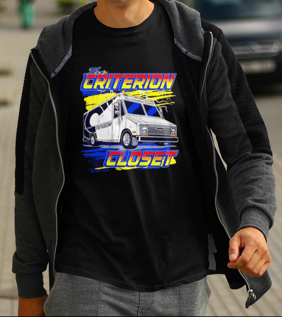 The Criterion Closet Film Movies Cinema Criterion Truck T-Shirt