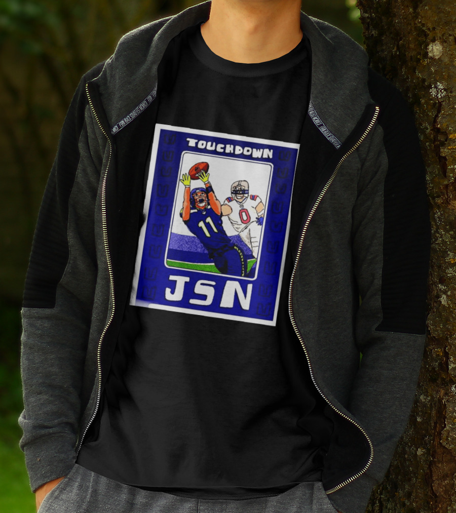 Touchdown JSN Jackson Smith Njigba Seattle Football Catch 11 T-Shirt