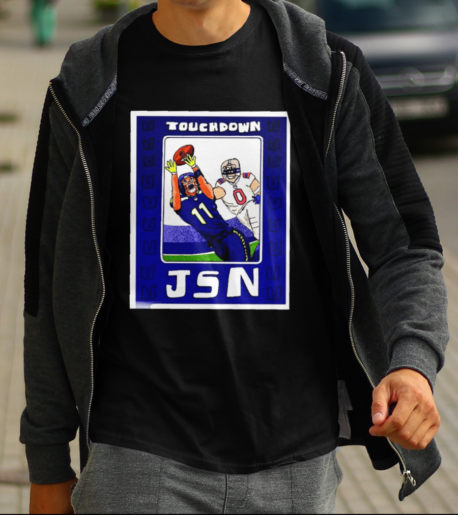 Touchdown JSN Jackson Smith Njigba Seattle Football Catch 11 T-Shirt