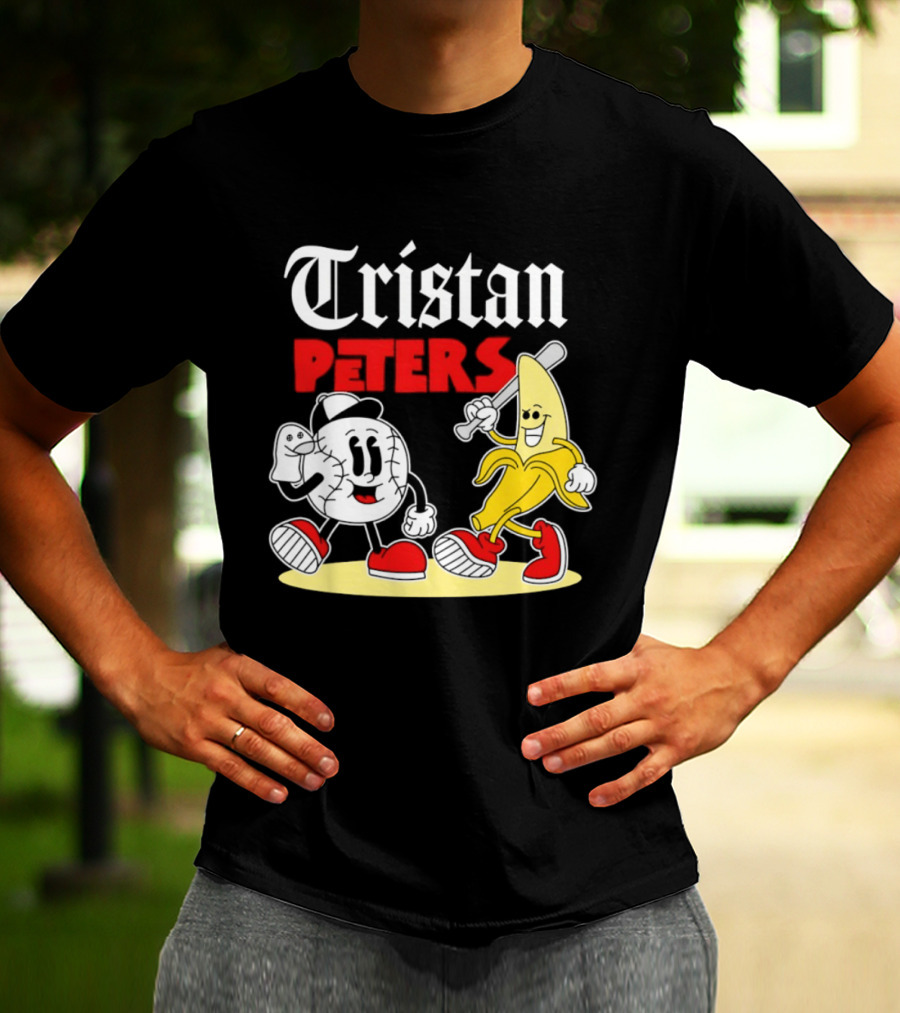 Tristan Peters Chicago White Sox Baseball Banana Cartoon Characters T-Shirt