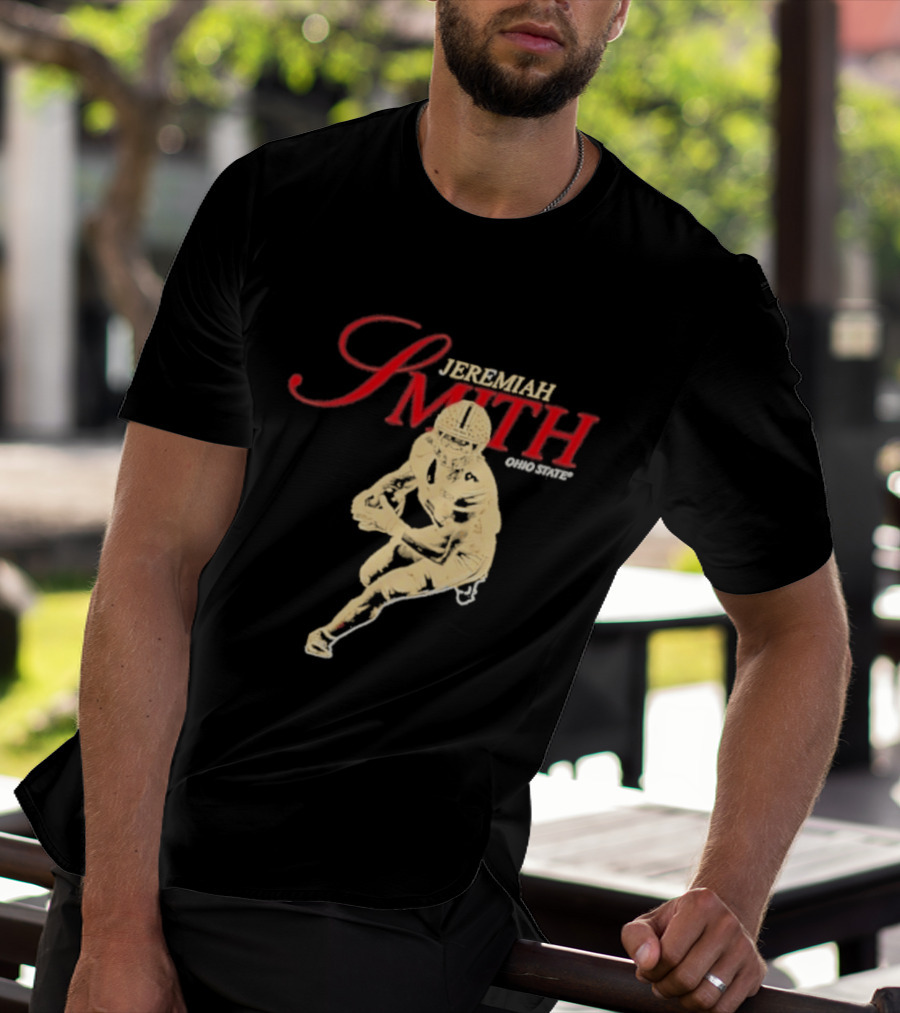 Jeremiah Smith Ohio State Buckeyes Football Athlete T-Shirt