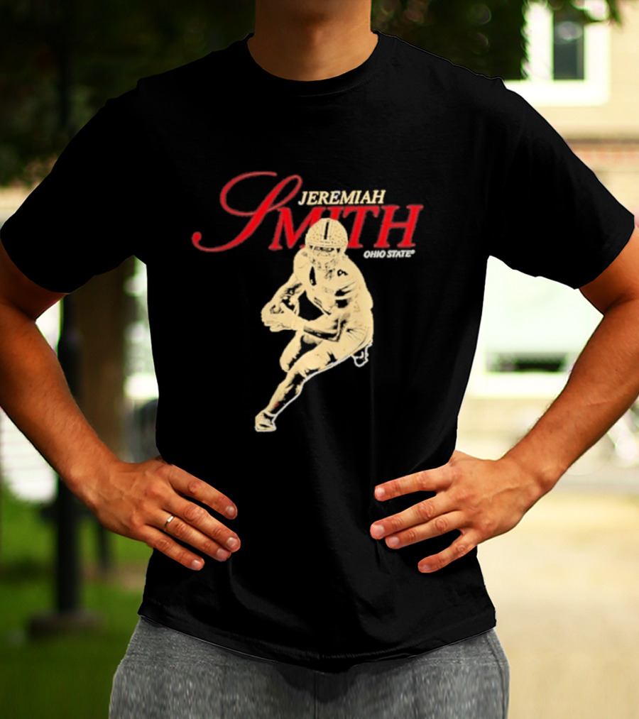 Jeremiah Smith Ohio State Buckeyes Football Athlete T-Shirt