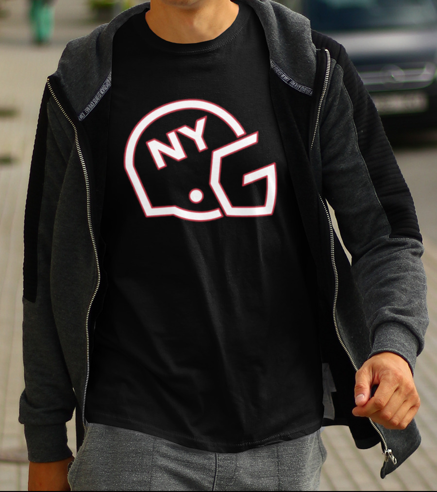 New York Giants NYG Helmet T-Shirt