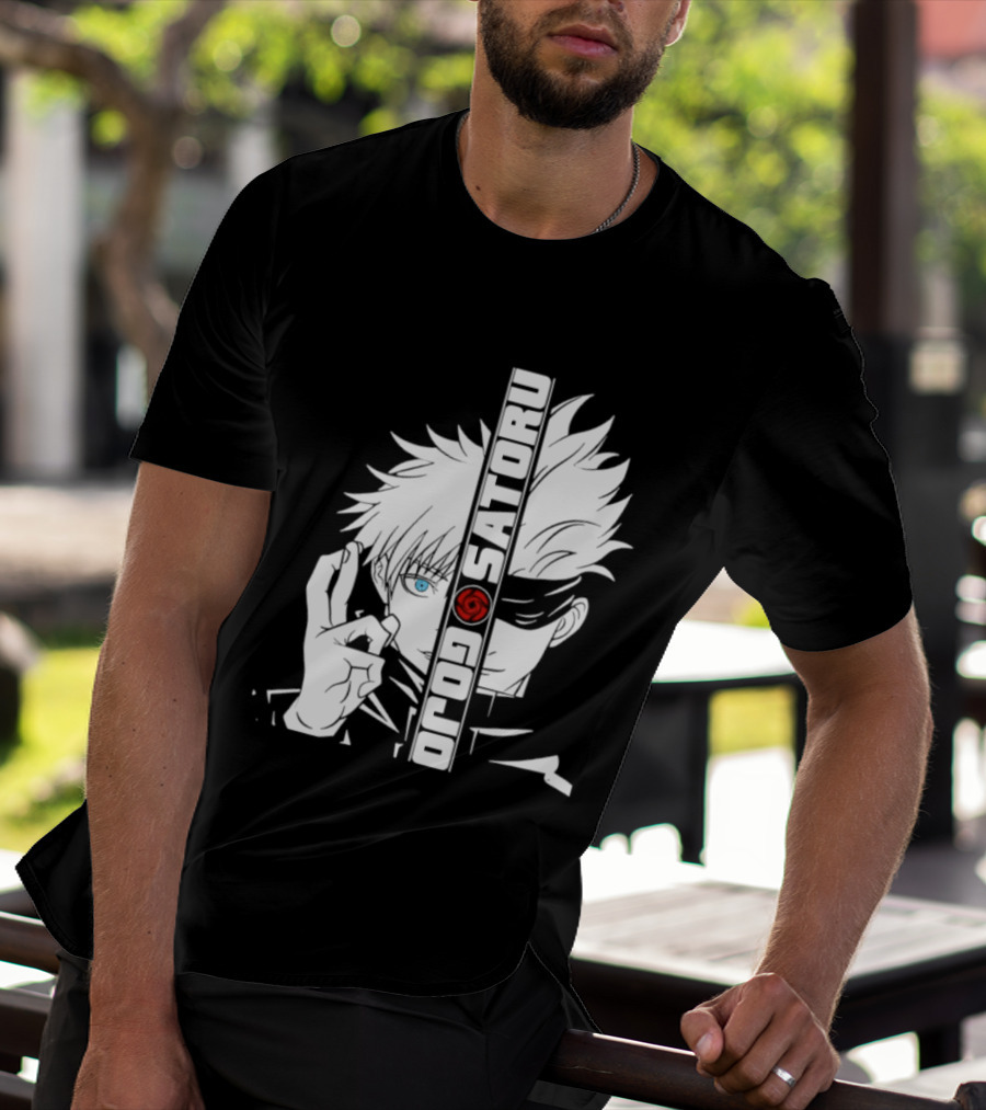 Satoru Gojo Mirror Six Eyes Limitless Jujutsu Kaisen Anime Fan T-Shirt