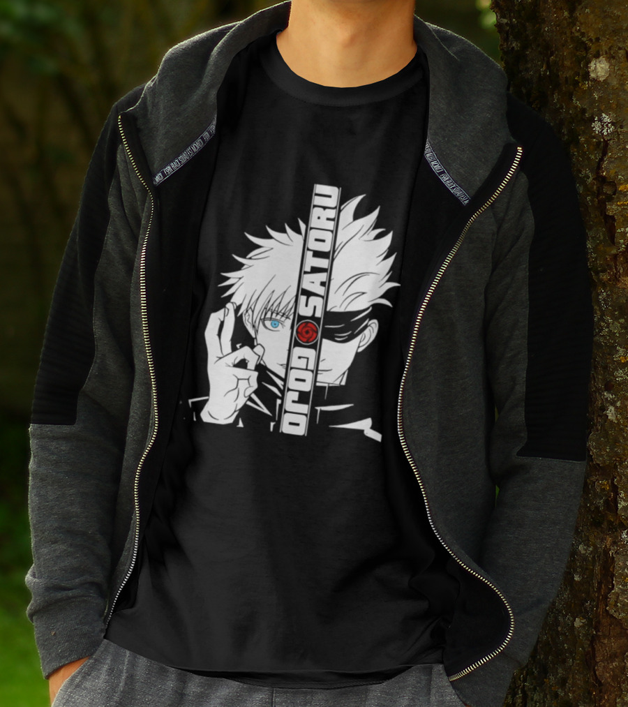 Satoru Gojo Mirror Six Eyes Limitless Jujutsu Kaisen Anime Fan T-Shirt