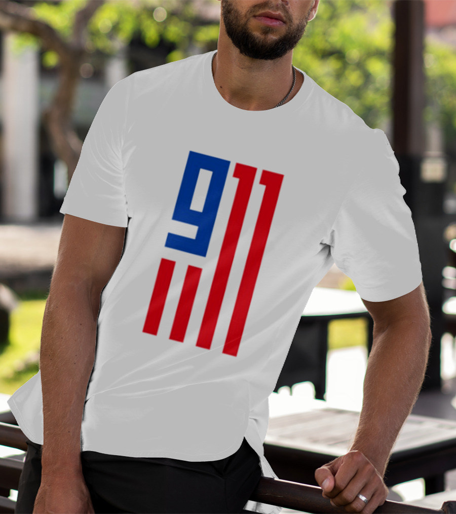 9/11 American Flag USA Patriotic September 11 T-Shirt