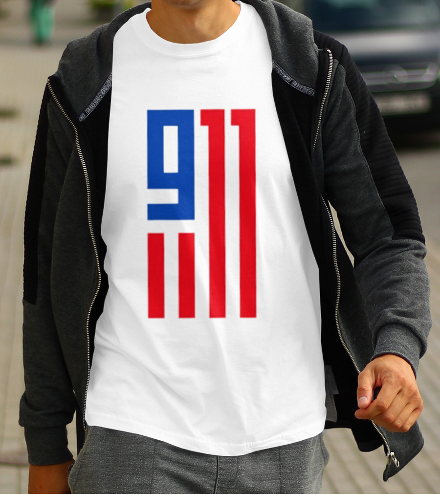 9/11 American Flag USA Patriotic September 11 T-Shirt