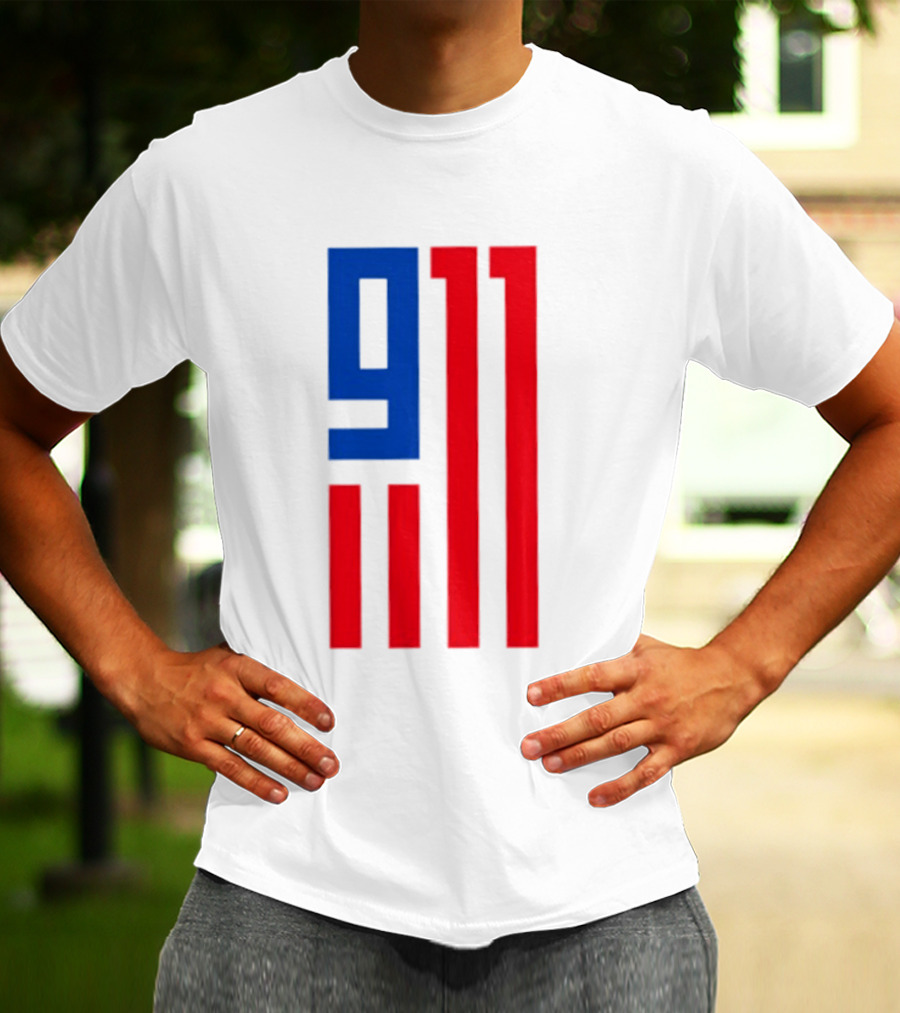 9/11 American Flag USA Patriotic September 11 T-Shirt