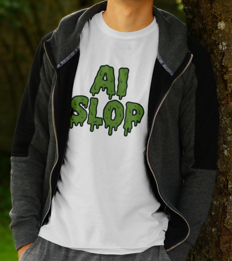 AI Slop Dripping Goo T-Shirt