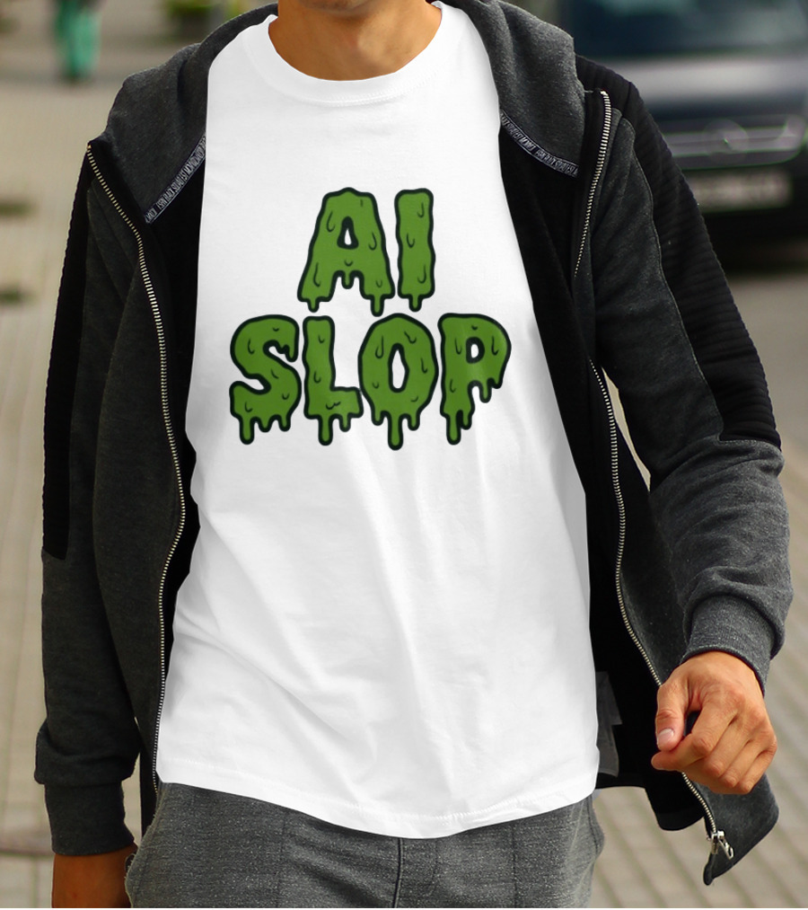 AI Slop Dripping Goo T-Shirt