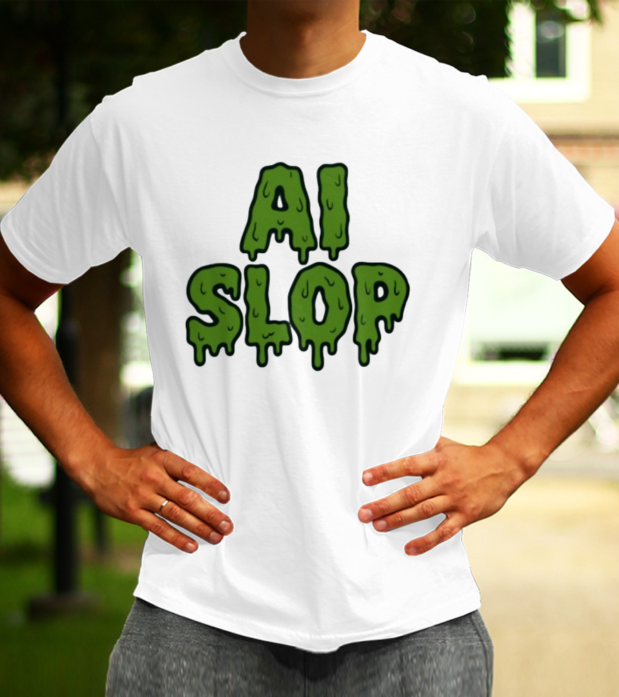 AI Slop Dripping Goo T-Shirt