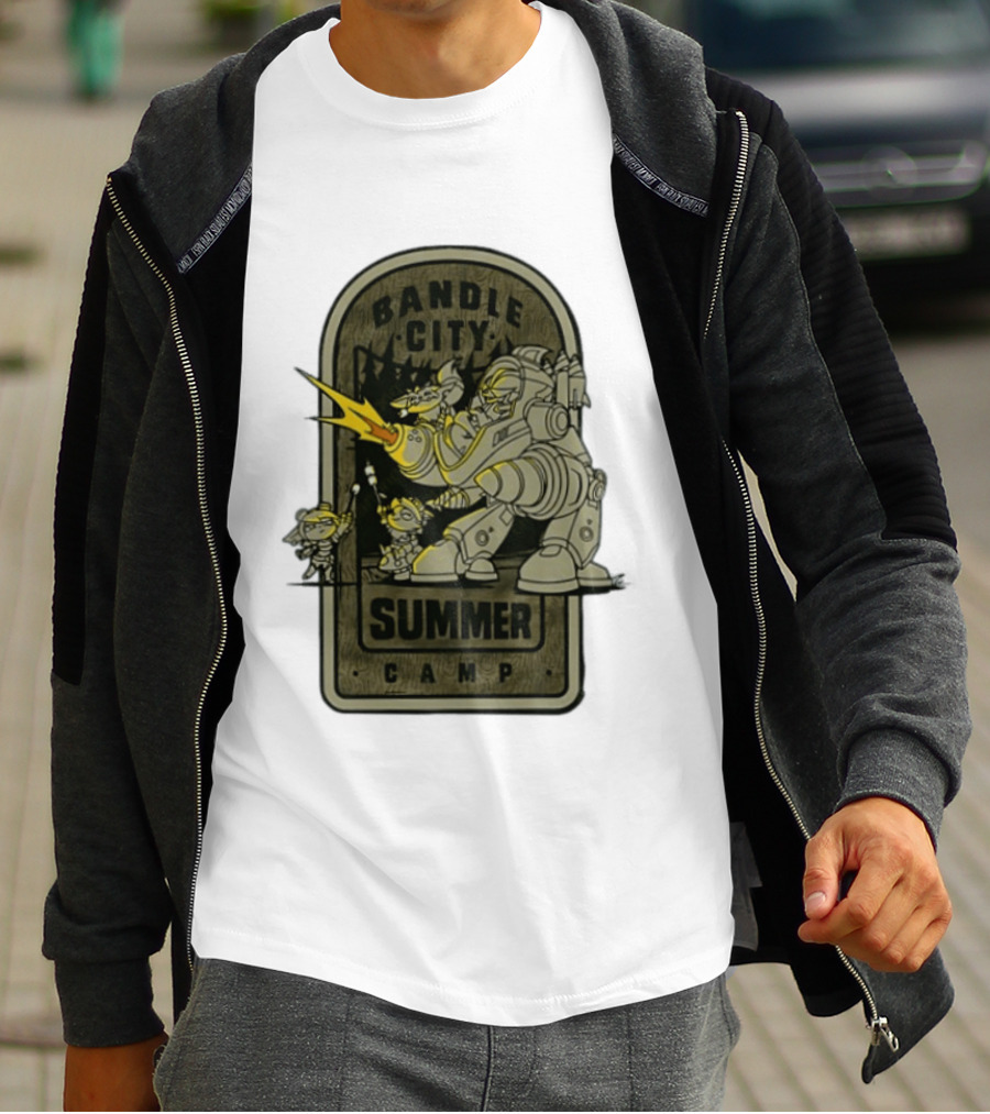 Bandle City Summer Camp League Of Legends Character Battle Scene T-Shirt