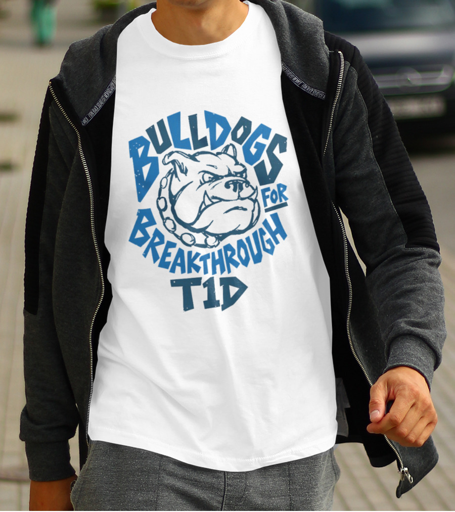Bulldogs For Breakthrough T1D T-Shirt