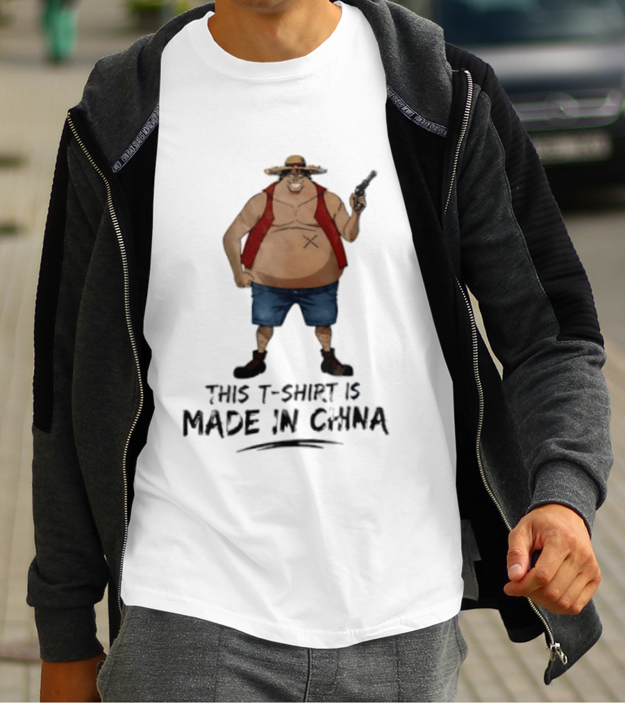 Demaro Black One Piece This Is Made In China Anime T-Shirt