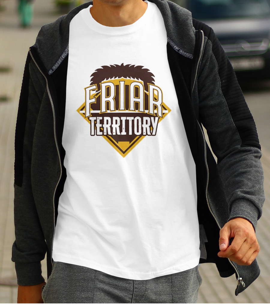 San Diego Padres Friar Territory Baseball Team T-Shirt