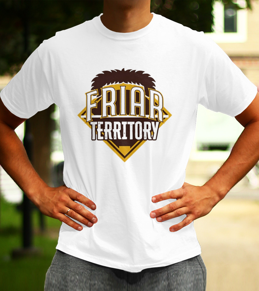 San Diego Padres Friar Territory Baseball Team T-Shirt