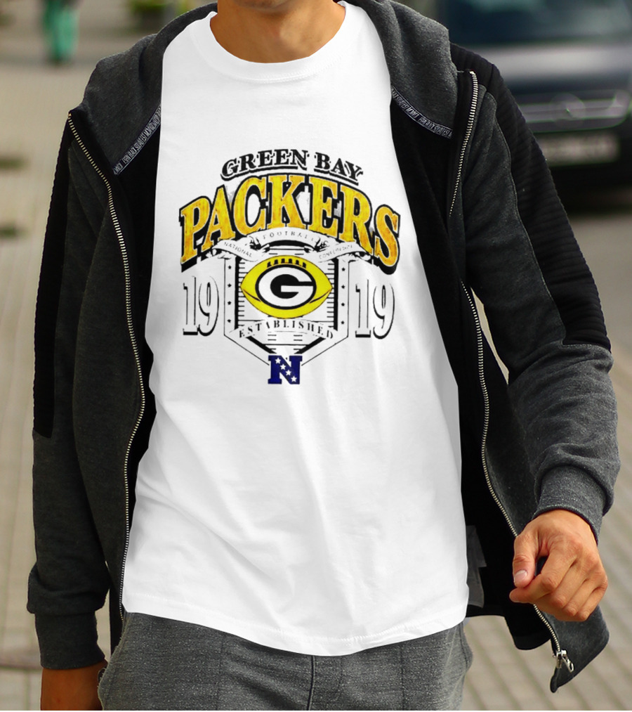Green Bay Packers 1919 National Football Established Crest T-Shirt