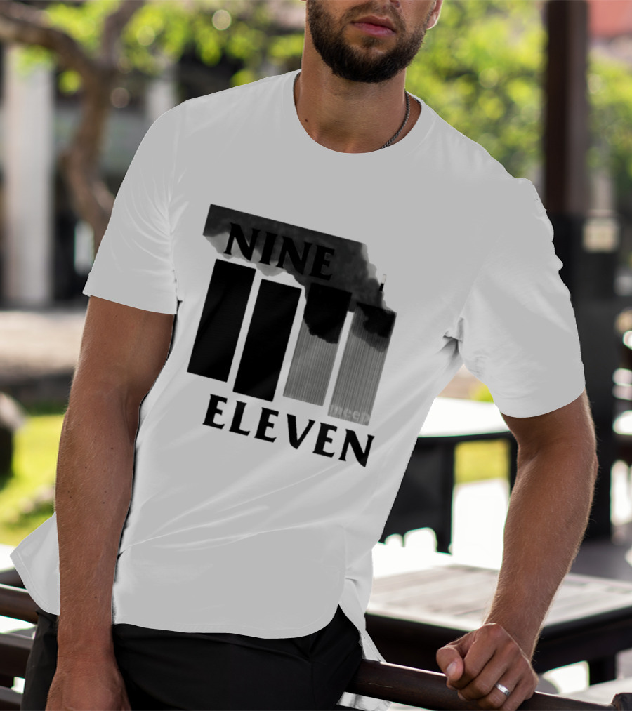 Nine Eleven Meep 9 11 Meme Dark Humor Towers Smoke T-Shirt