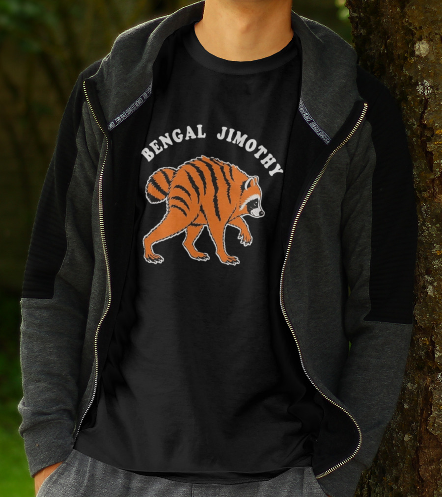 Bengal Jimothy Tiger Raccoon Creature T-Shirt