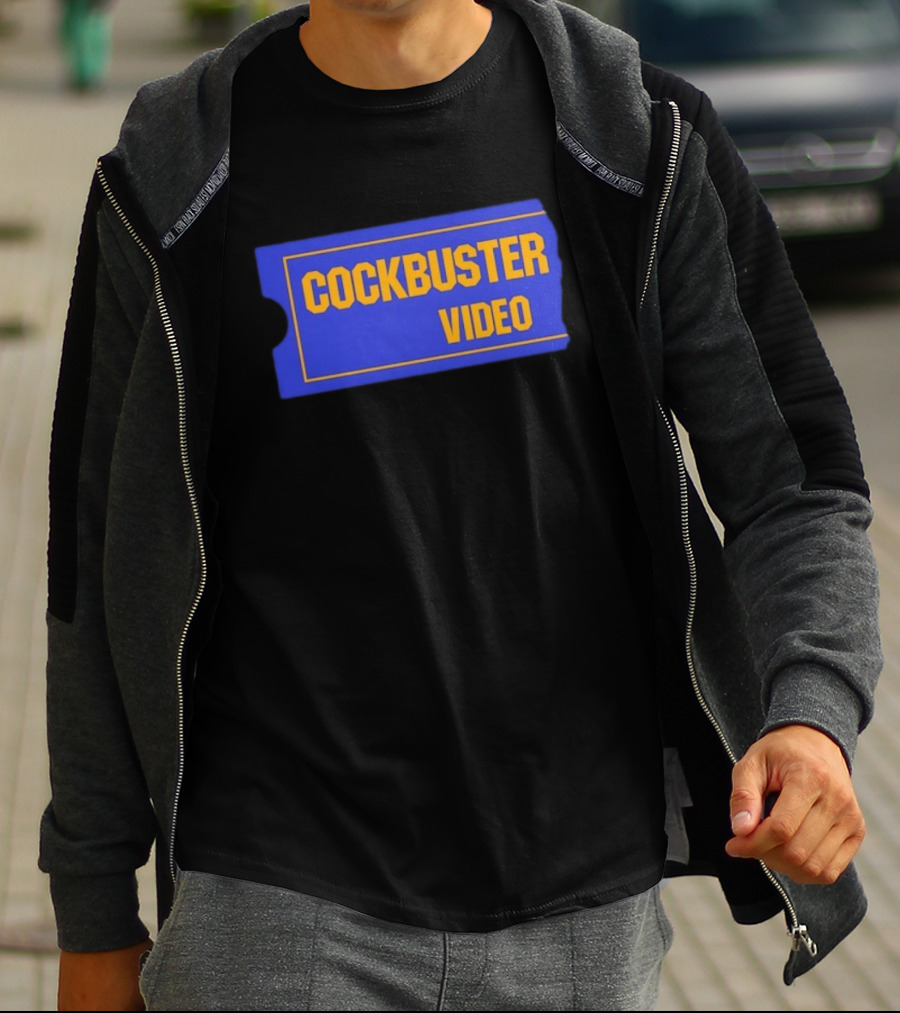 Cockbuster Video 90s Nostalgia Blockbuster T-Shirt