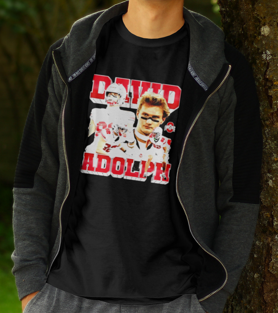 David Adolph 82 Ohio State Buckeyes NCAA Player Highlights T-Shirt