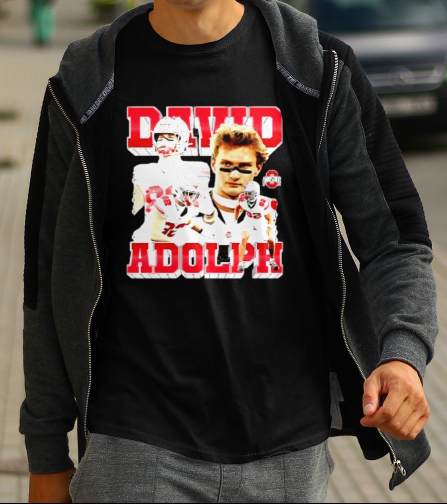 David Adolph 82 Ohio State Buckeyes NCAA Player Highlights T-Shirt